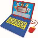 LEXiBOOK Paw Patrol - Educational and Bilingual Laptop Spanish/English - Toy for Child Kid (Boys & Girls) 124 Activities, Learn Play Games and Music with Chase Marshall - Red/Blue JC598PAi2