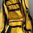 Searock 90L Rolling Duffle Bag with Wheels and Handle, 31 Large Duffle Bag for Travel, Carry On Luggage Duffel Bag with Shoe Compartment, Multi-Pocket, Water Resistant, Yellow