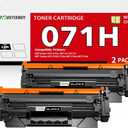 071/071H high Yield Black Toner Cartridge Replacement for Canon 071H 071 CRG-071 Toner Cartridge with Canon imageCLASS LBP122dw LBP120dw MF273dw MF275dw Printer | 2-Pack