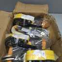 Complete Axle Straps Tie Down Kit 2" x10' Heavy Duty Vehicle Tie Down Strap-Breaking Strength 10,000lbs-Working Load Limit 3,333lbs-Car Tire Straps for Car, Truck, UTV & More