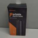 Travel Kettle, Dual Voltage Portable Electric Kettle 110V-220V-240V Smart Small Water Boiler for Tea & Coffee, 316 Stainless Steel, 6 Temperature Control and LCD Display, for Global Use (370ML)