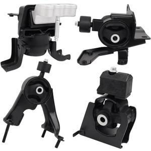Engine Motor and Transmission Mount Kit Compatible with 2009 2010 2011 2012 2013 Corolla 1.8L & Matrix 1.8L, 2009-2010 Vibe 1.8L FWD 4-Piece Set, A62027 A62039 A62023 A62015