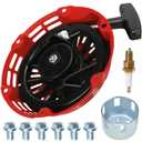 YOXUFA Recoil Pull Starter for Predator 196cc 212cc 6.5hp Coleman CT200U CT200U-EX BT200X KT196 Baja MB200 Trailmaster Hammerhead Massimo Harbor Freight GX120 GX160 GX200 Mini Bike Go Kart Cart Engine