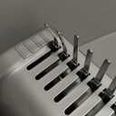 Amazon Basics Comb Binding Machine, 350 Sheets Capacity, for paper sizes A5(15 holes)/Letter(19 holes)/A4(21 holes) with Adjustable Margin, Grey