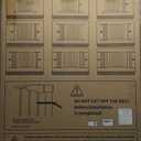 Cumbor 36" Extra Tall Baby Gate for Stairs, 29.7-54.2" Extra Wide Dog Gate for Doorways Hallways, Pressure Mounted Child Gate for Wide Opening, Auto Close Personal Safety for Babies and Pets, White