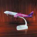 20cm 1/400 Wizz A321 Aircraft Model,1:400 Plane Model, Good Ideal Gift