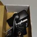 Ideal Security GL Door Lever Set with Keyed Deadbolt Lock for Storm and Screen Doors, Black (4-Piece Set)