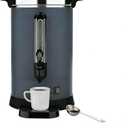 80-Cup Commercial Coffee Urn, 12L / 3.2Gal Double Wall Insulation Coffee Dispenser, Stainless Steel Hot Water Urn, Large Hot Beverage Dispenser with Automatic Temperature Control for Buffet Catering