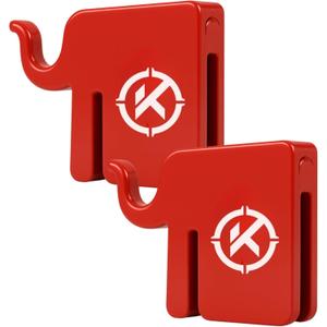Elephant T-Post Target Hanger with 3/8" AR500 Steel Targets for Shooting - Easy Assembly - Built to Fit on Standard T-Post - Hang Metal Plates, Gongs, Torsos