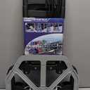 Folding Hand Truck Aluminum Portable Folding Hand Cart 180lbs Capacity Hand Cart and Dolly Ideal for Home, Auto, Office,Travel Use,Black