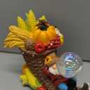 Fall Gnomes Indoor Thanksgiving Gnomes Decorations Tabletop Cornucopia for Fall Gnome Decorations for Home Themed Dream of Harvest Pumpkin Gnome Figurines Autumn Gifts Thanksgiving Home Decor Indoor