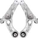 AUQDD 4Pc Suspension Kits Front Lower Control Arm and Ball Joint Compatible With 2014-2018 Je-ep Cherokee (Replace # K643179 K643180 K500287 4668993AA 4668994AA 68224650AA)
