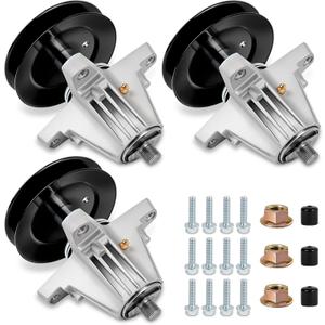 618-09256 Deck Spindle Assembly for 50" Lawn Mower Deck, Compatible with Cub Cad-et ZT1-50 ZT2-50, Craftsman Z5600 Z5650, Troy Bilt Mustang Z50, Replaces 618P09256, 3 Pack