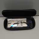 Progressive Multifocus Computer Reading Glasses Blue Light Blocking Readers, 2.5x, Black