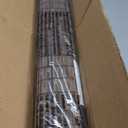 LazBlinds No Drill Bamboo Roman Shades, 46.5" W x 64" H, Malay Walnut