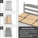Imperius Mattress Support Wooden Bunkie Board/Bed Slats/Queen Bed Board Under Mattress Support(48"x 60" Full Size)