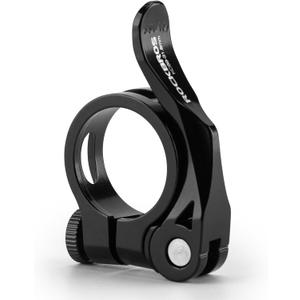 ROCKBROS Bike Seat Post Clamp 31.8/34.9mm Aluminum Tube Quick Release for 27.2-28.6mm/30.4-31.8mm Mountain Road Seat Tube Clip