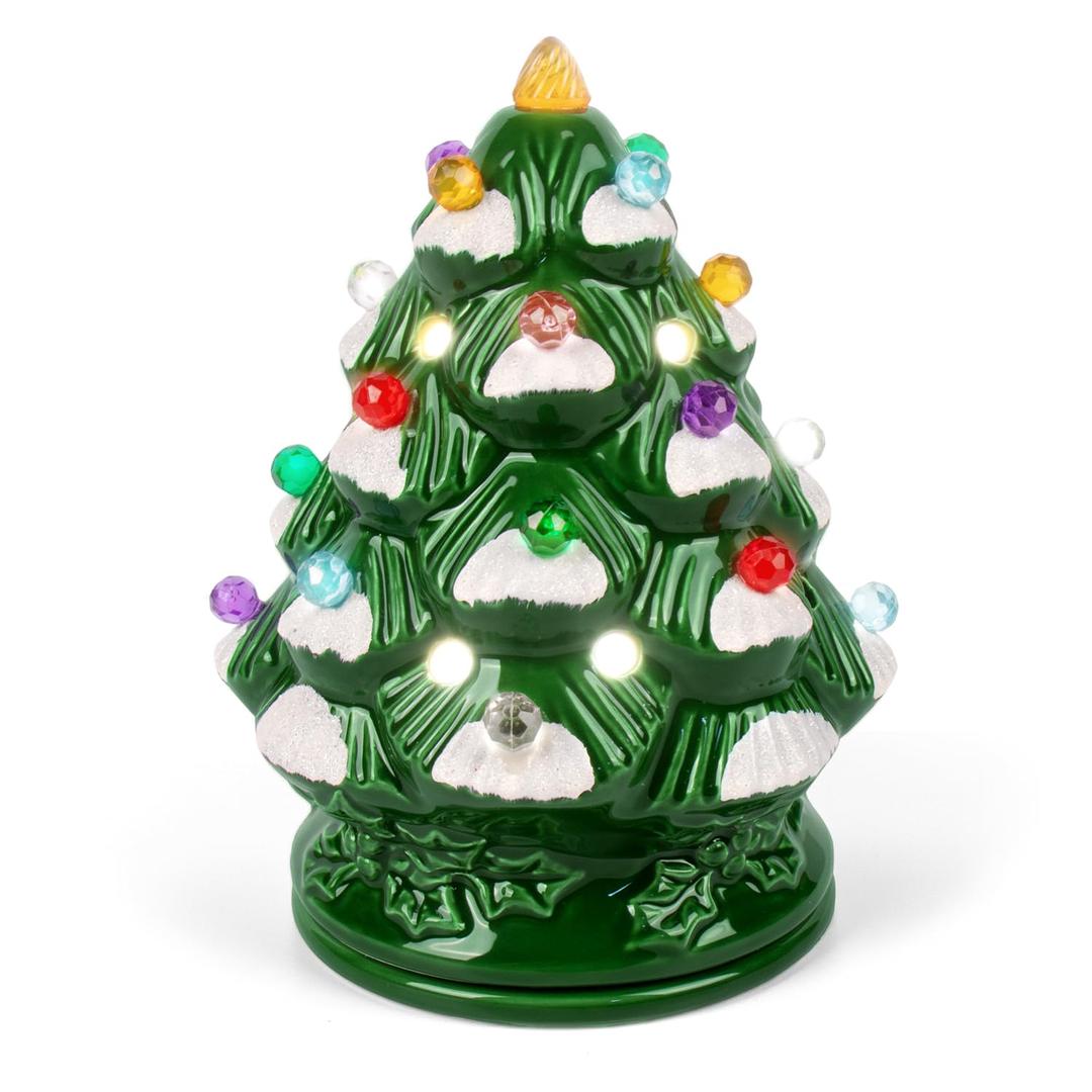 ARVIDSSON Christmas Wax Melt Warmer Electric - Ceramic Christmas Tree Wax Warmer for Scented Wax - Holiday Season Wax Burner for Wax Melts, Gfit for Women Kids