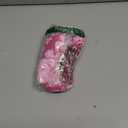 Floerns Women's Tankinis 2 Piece Floral Print Halter Tie Back Crop Top and Bottoms Bikini Set (Medium, Hot Pink)