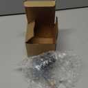 GasSaf Propane Gas Grill Control Valve Table Top Regulator with a 1"-20 Female Throwaway Cylinder Thread Inlet and an Orifice Outlet.