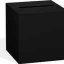 Black Card Box for Party, 8.7" Gift Cards Receiving Box Holder for Wedding, Bridal Shower, Graduation, Birthday, Retirement, Baby Shower, Anniversaries Party Decorations