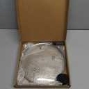 Glass Lid for 9.5 Inch Cast Iron Skillets Frying Pans, 24 cm Tempered Lids for Dutch Ovens, 9.5 In Pan Cover with Stainless Steel Rim for Stock Pots, Heat Resistant Handle, Dishwasher Safe