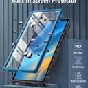 FNTCASE for Samsung Galaxy S25-Ultra Case: with [Built-in Screen Protector & Kickstand] [Military-Grade Drop Protection] Heavy Duty Protective Full Body Shockproof Rugged Sturdy TPU Phone Cover Blue
