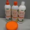 Cantu Care for Kids Haircare Regimen Set with Large Size Shampoo + Conditioner + Detangler + Leave-In Conditioner (Pack of 4)