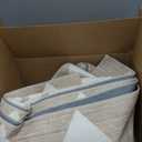 8x10 Checkered Area Rugs for Living Room Beige Machine Washable Large Rug Non-Slip Stain Resistant Low Pile Boho Accent Indoor Throw Carpet for Bedroom Dining Room Home Aesthetic Decor