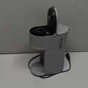 Mini Single Serve Coffee Maker for K Cup and Ground Coffee, Fast Brew One Cup Coffee Machine with Descaling Reminder and Water Window, 6 to 12 oz. Brew Sizes, Grey