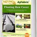 Agfabric Plant Covers Freeze Protection Floating Row Covers 10'x25' 0.9oz Plant Covers Freeze Sun Protection,Frost Cloth for Vegetables,White