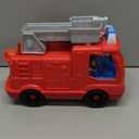 Fisher-Price Little People Toddler Toy Fire Truck Musical Push-Along Vehicle with 2 Figures for Pretend Play Ages 1+ Years