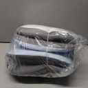 Cervical Neck Pillow for Pain Relief - Ergonomic Memory Foam Contour Pillows for Side, Back & Stomach Sleepers, Cervical Pillow for Neck Support Sleeping with Breathable Cover (Blue&grey)