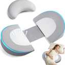 Pregnancy Pillow Wedge for Belly Support, Maternity Pillow for Pregnant Women Adjustable Memory Foam Pregnancy Pillow Support for Back, Belly & Hip, Grey