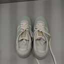 adidas Women's Samba OG W Shoes (7.5, Linen Green Metallic/Off White/Cyber Metallic)