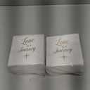 Sparkle and Bash Wedding Cocktail Napkins, Love is a Journey, Gold Foil (5 x 5 In, 200 Pack) - Bridal Shower Decorations