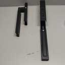 Microwave Wall Mount Brackets, Foldable Arm Adjustable Extensible Wall Hanging Microwave Brackets Oven Stand Shelf Rack Load 100 lb (Black)