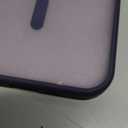 SUPFINE Magnetic for iPhone 13 Pro Max Case (Compatible with MagSafe) (Military Grade Drop Protection) Translucent Matte Shockproof Phone Cover,Dark Purple