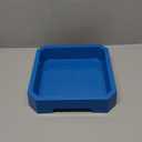 15 Inch Portable Sensory Bin Play Tray, Fill with Water, Sand, Beads and More (Blue)