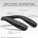 HomeSpot JY508 Wireless Neckband Speaker - 3D Stereo Sound, 12 Hrs Play Time, Low Latency for Gaming/TV, Type-C Quick Charging, Wearable Speaker for Home, Office, and Outdoors