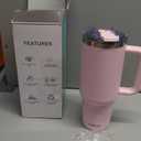 STANLEY Quencher H2.0 Tumbler with Handle and Straw 30 oz | Flowstate 3-Position Lid | Cup Holder Compatible for Travel | Insulated Stainless Steel Cup | BPA-Free | Cherry Blossom