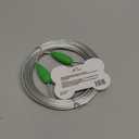 Petest 25ft Reflective Tie-Out Cable for Small Dogs Up to 35 Pounds (Green & Silver)