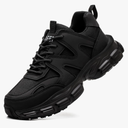 Hogent Steel Toe Shoes for Women Men Wide Non Slip Composite Work Sneakers Indestructible Comfortable Safety Tennis Shoes Lightweight Breathable Construction Sneakers Puncture Proof Ergonomic Design, Size 8