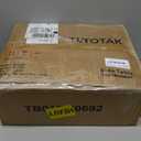 TUTOTAK Nightstand Set of 2, Night Stand with Charging Station, End Table, Bedside Table with Fabric Drawer, Side Table for Livingroom and Bedroom, Black TB01BK0692