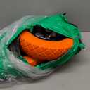 Upgraded 16" Flat Free Wheelbarrow Wheels and Tires, 4.80/4.00-8 Solid Tires with 5/8"&3/4" Bearings, Universal Fit for Wheelbarrows/Garden Trailer (orange)