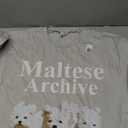 Dog Maltese Archive Funny Dog Lover T-Shirt for Men Women, Size L