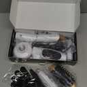 6 In 1 Hair Dryer Brush, Foldable Blow Dryer Brush with Air Styler Curler Wrap, Detachable Hot Air Brush Dry, Volumize, Straight, Curl, Negative Ion Brush Blow Dryer with Diffuser, Hair Styler Tools