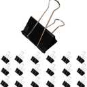 Jumbo Binder Clips 3 Inch - Extra Large Binder Clips 18 Pack, Heavy Duty Office Binder Clips for Paper, Documents, School & Office Supplies (18, 3 inch)