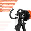 Bates- Caulking Gun, 24:1 High Thrust Ratio, Orange, Caulking Tool Gun, Heavy Duty Caulk Gun No Drip Caulk Gun, Hand Caulking Guns, Silicone Gun, Caulking Gun Tool