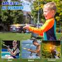Super Electric Water Gun for Adults Kids with Muzzle Flash & Recoil Effect, Powerful 425CC High Capacity Automatic Squirt Guns Up to 32 FT Range for Swimming Pool Party Beach Outdoor Activity